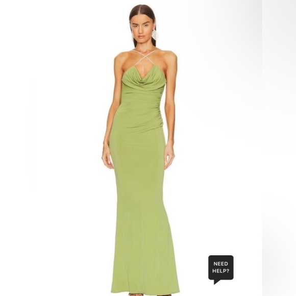 Katie May Dresses & Skirts - Katie May Revolve Lolita Gown in Avocado NWT